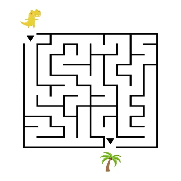 Dinosaur Maze Adventure | 15 Cute & Easy Mazes for Kids