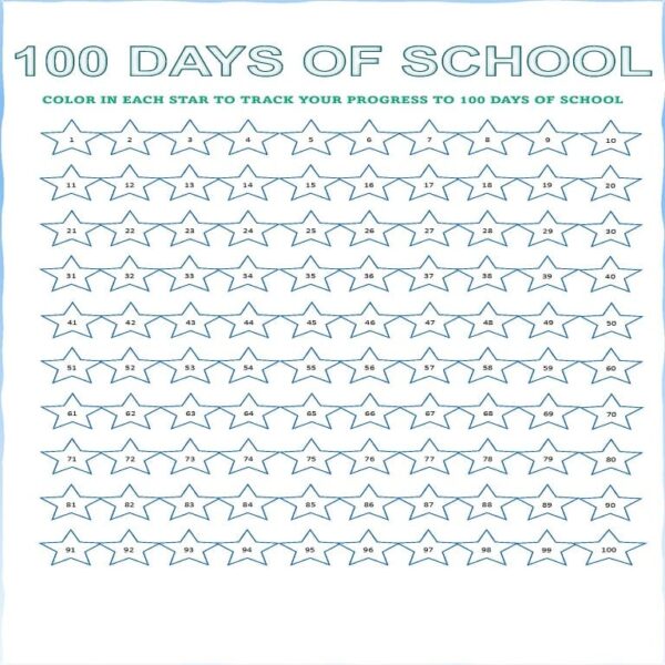 The Ultimate 100th Day of School Countdown Tracker | Printable Chart
