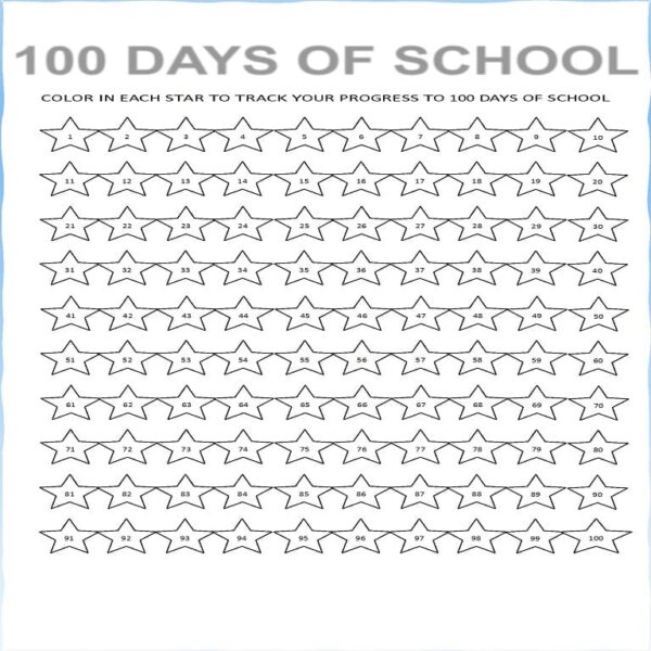 The Ultimate 100th Day of School Countdown Tracker | Printable Chart