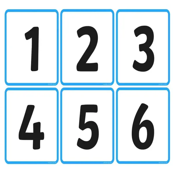 Number Matching Cards 1-10 | Printable Counting Game & Math Center Activity for Preschool, Pre-K, Kindergarten | Homeschool Math