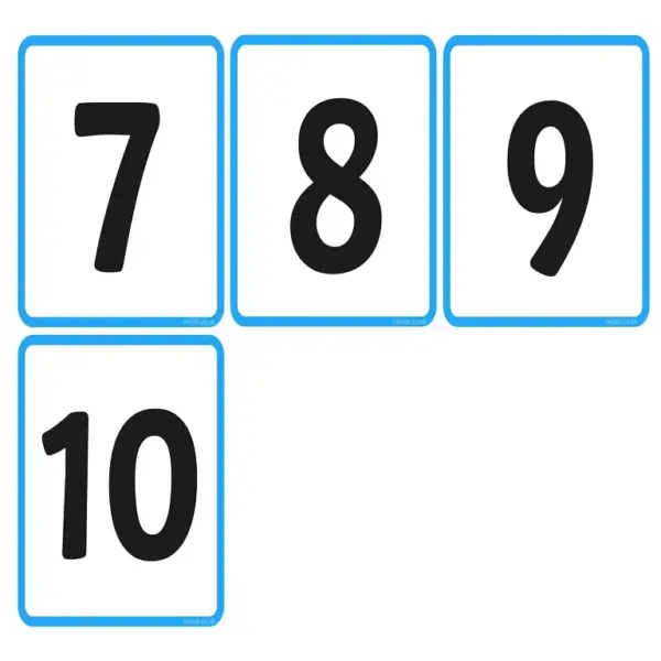 Number Matching Cards 1-10 | Printable Counting Game & Math Center Activity for Preschool, Pre-K, Kindergarten | Homeschool Math
