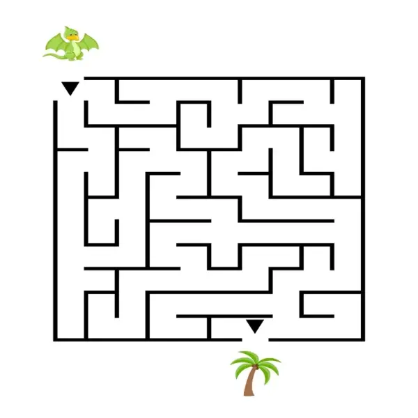 Dinosaur Maze Adventure | 15 Cute & Easy Mazes for Kids - Image 4