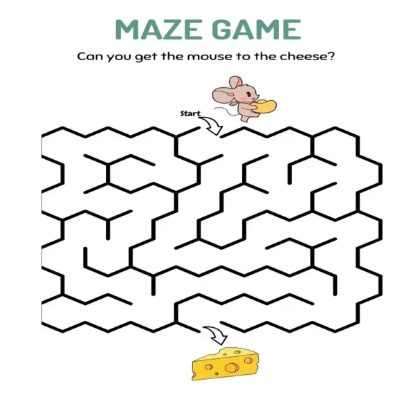 Animal Maze Adventure! Printable Worksheets for Kids | Fine Motor Skills & Problem-Solving Activity - Image 4