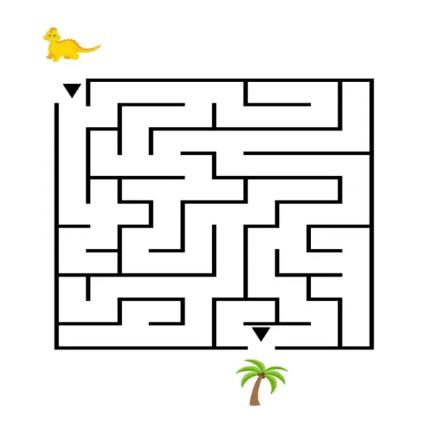 Dinosaur Maze Adventure | 15 Cute & Easy Mazes for Kids - Image 2
