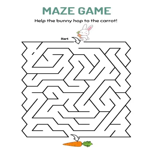 Animal Maze Adventure! Printable Worksheets for Kids | Fine Motor Skills & Problem-Solving Activity - Image 3