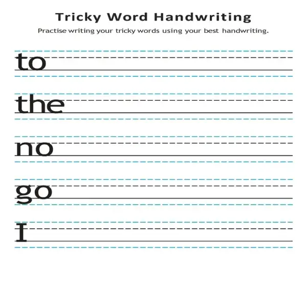 The Complete Tricky Words & CEW Handwriting Practice Pack | Phases 2-6