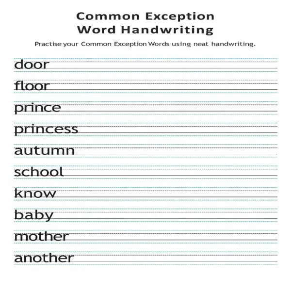 The Complete Tricky Words & CEW Handwriting Practice Pack | Phases 2-6