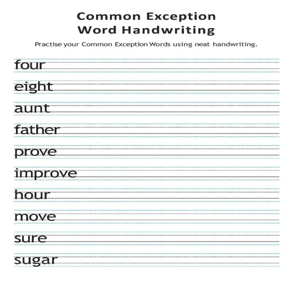 The Complete Tricky Words & CEW Handwriting Practice Pack | Phases 2-6