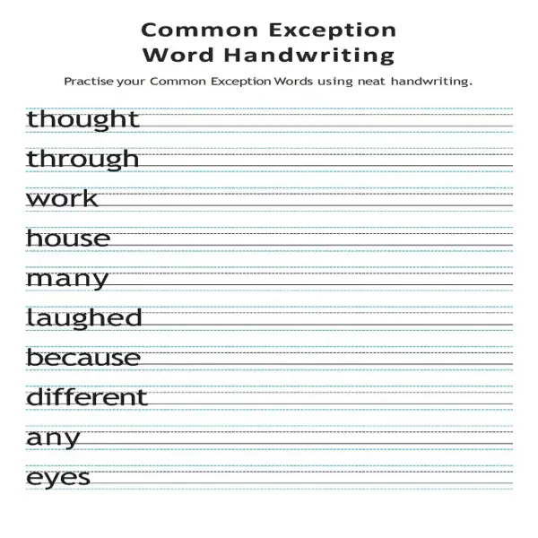 The Complete Tricky Words & CEW Handwriting Practice Pack | Phases 2-6