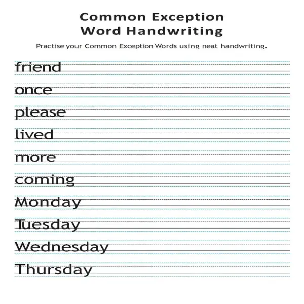 The Complete Tricky Words & CEW Handwriting Practice Pack | Phases 2-6