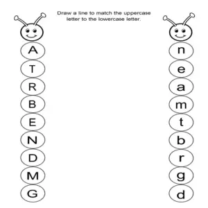 Caterpillar Letter Match | Fun Uppercase & Lowercase Alphabet Activity