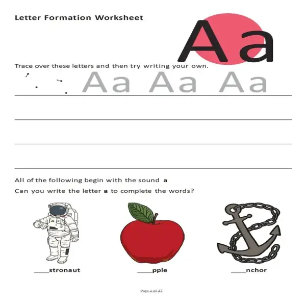 The Ultimate Letter Formation Workbook | A-Z Handwriting Practice for Neat & Legible Writing - Image 8