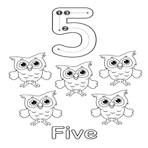 All-in-One Number Coloring Pages 0-10 | Count, Color & Learn