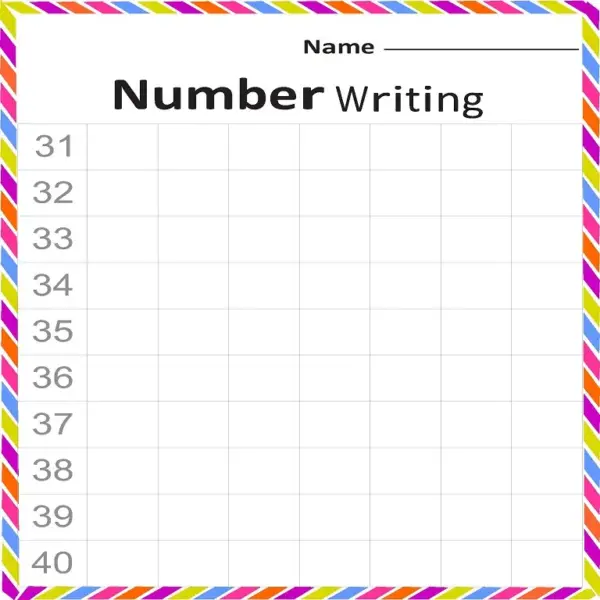 The Complete 1-100 Number Writing Practice Workbook - Image 2