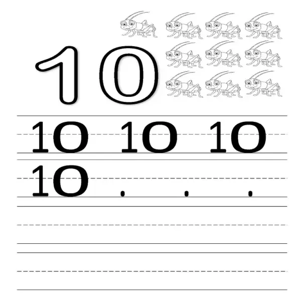 Printable Number Writing Practice | 11 Worksheets for Tracing 0-10