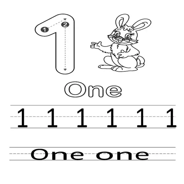 Count, Color & Trace Numbers 0-10 | All-in-One Printable Worksheets