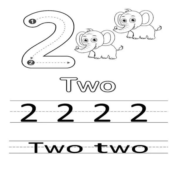 Count, Color & Trace Numbers 0-10 | All-in-One Printable Worksheets