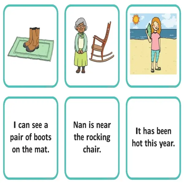 Inference & Reading Skills | Picture & Caption Matching Task Cards - Image 4