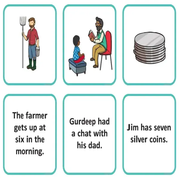 Inference & Reading Skills | Picture & Caption Matching Task Cards - Image 3