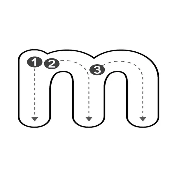 Step-by-Step Lowercase Letter Formation | 34 Printable Handwriting Worksheets - Image 15