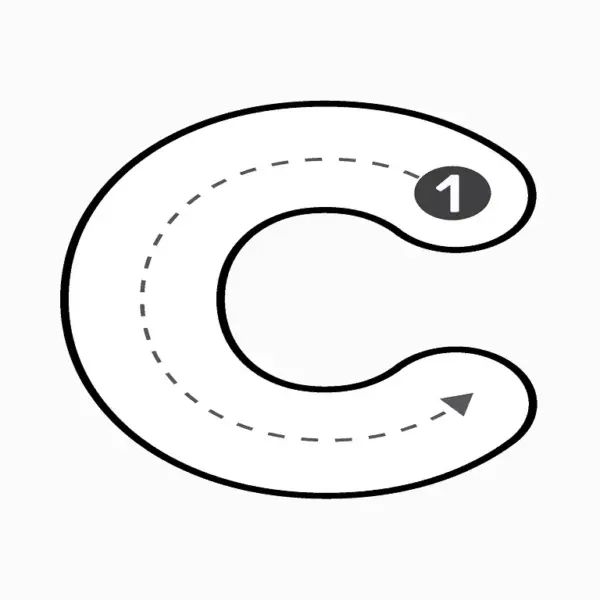 Step-by-Step Lowercase Letter Formation | 34 Printable Handwriting Worksheets - Image 25