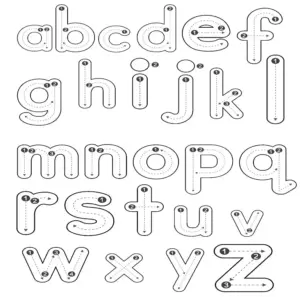 Step-by-Step Lowercase Letter Formation | 34 Printable Handwriting Worksheets
