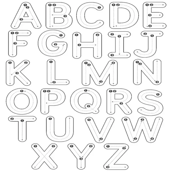 Lowercase Letter Tracing & Handwriting Practice with Step-by-Step Formation Guide | Preschool, Pre-K, Kindergarten Prep | A-Z Printable Worksheets