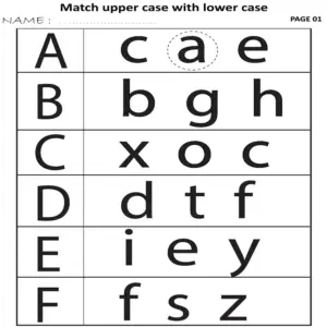 The Ultimate Letter Matching Activity | Uppercase & Lowercase Worksheets