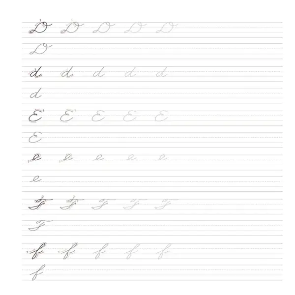 Handlettering Practice Sheets | Printable Lowercase Alphabet (a-z) for Beginners | Modern Calligraphy Worksheets & Brush Lettering Drills