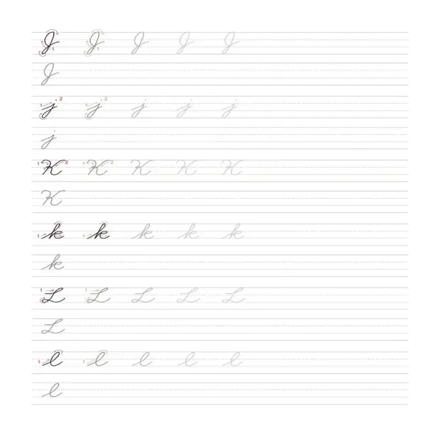Handlettering Practice Sheets | Printable Lowercase Alphabet (a-z) for Beginners | Modern Calligraphy Worksheets & Brush Lettering Drills