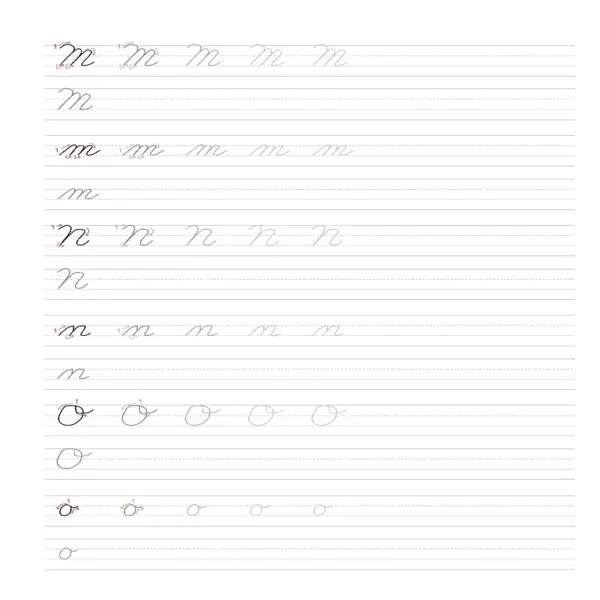 Handlettering Practice Sheets | Printable Lowercase Alphabet (a-z) for Beginners | Modern Calligraphy Worksheets & Brush Lettering Drills