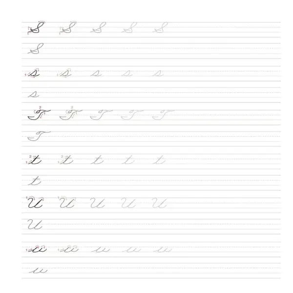 Handlettering Practice Sheets | Printable Lowercase Alphabet (a-z) for Beginners | Modern Calligraphy Worksheets & Brush Lettering Drills
