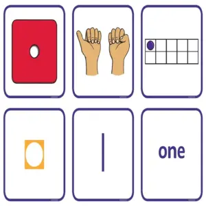 The Ultimate Number Sense Game | Ways to Show Numbers 1-10 Matching Cards