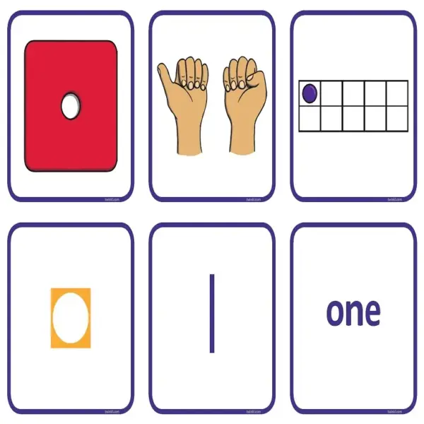 The Ultimate Number Sense Game | Ways to Show Numbers 1-10 Matching Cards