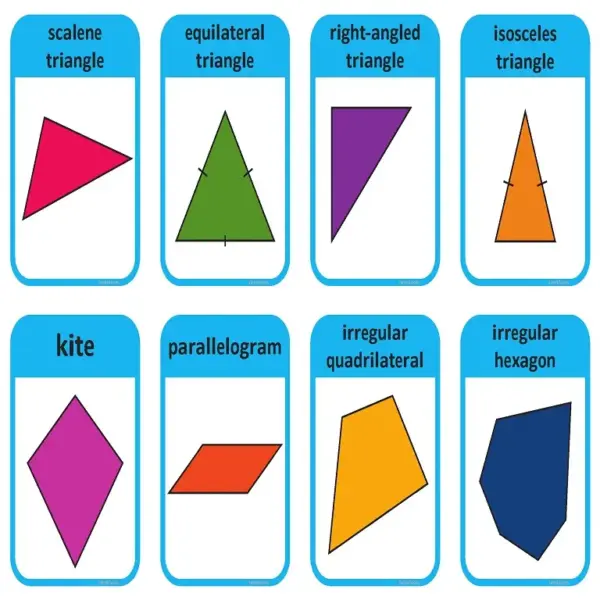 Vibrant 2D Shape Flashcards | 14 Printable Cards for Toddlers & Preschoolers - Image 6