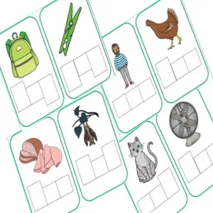 Interactive CVC Word Game | Editable Phoneme Frames for Phonics & Reading Fun