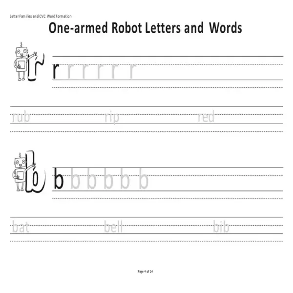 The Ultimate Handwriting & Phonics Pack | Letter Families & CVC Words - Image 2