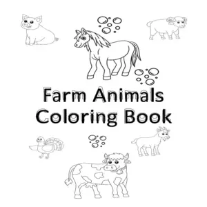 The Happy Farm Coloring Book | 12 Fun & Educational Animal Activities