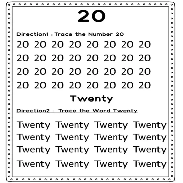 The Ultimate Trace, Write & Color Number Workbook | Printable & Fully Editable