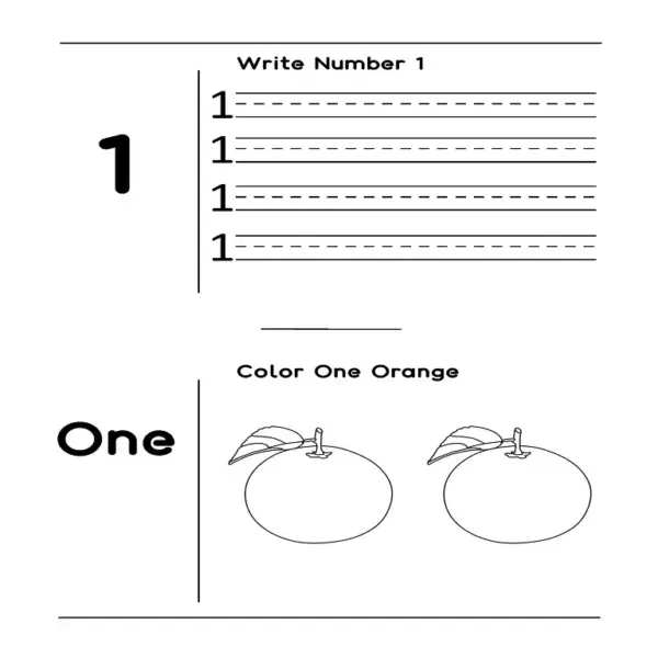 The Ultimate 1-10 Number Fun Pack | Trace & Color Worksheets - Image 2