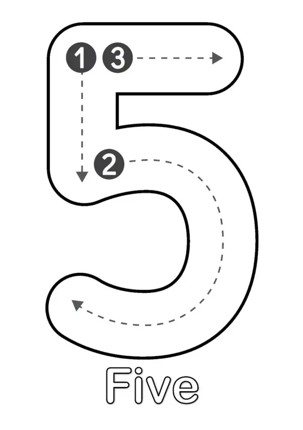 Number Tracing Worksheets 1-10 | No-Prep Printable Handwriting Practice for Pre-K & Kindergarten - Image 7