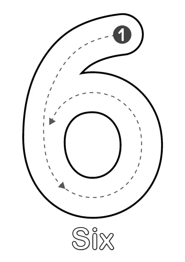 Number Tracing Worksheets 1-10 | No-Prep Printable Handwriting Practice for Pre-K & Kindergarten - Image 6